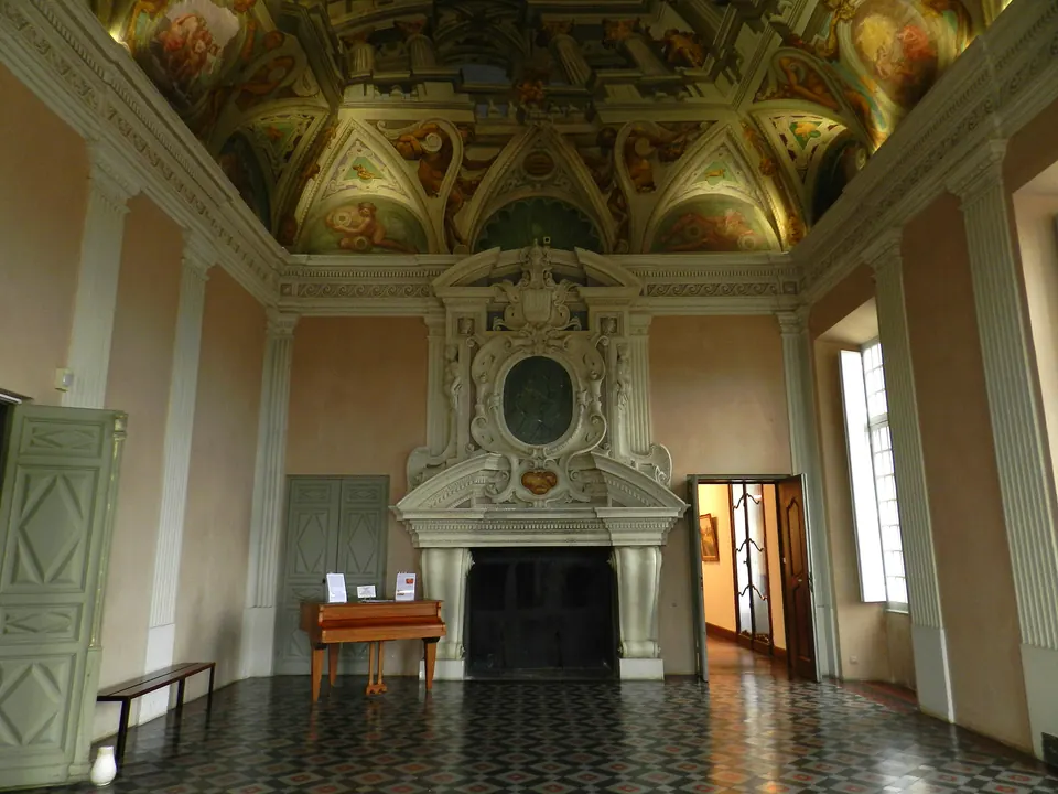 قاعة Carlone في Château-musée Grimaldi في Cagnes-sur-Mer.