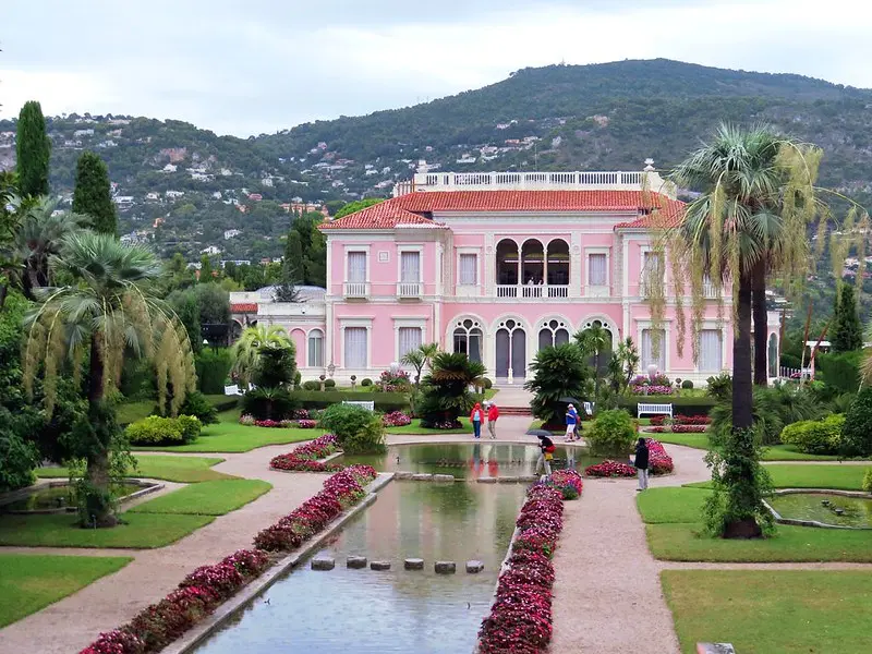 Villa Ephrussi de Rothschild vue depuis ses jardins